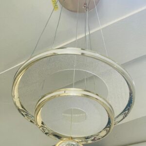 lustre spiral dore transparent